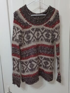 NWOT FREE PEOPLE Gorgeous Neutral Knit Sweater